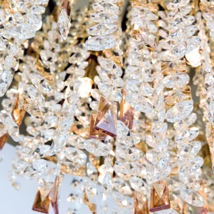 Lampa sufitowa Crystalriver, 120 x 45 cm, złota - Lampy sufitowe - miniaturka - grafika 5