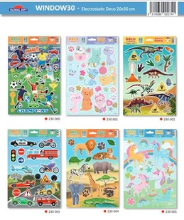 GLOBAL GIFT, Naklejki na okno, Antystatyczne - Pasmanteria - miniaturka - grafika 1