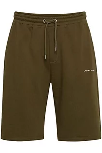 Spodenki damskie - CASUAL FRIDAY CFPhenix męskie szorty dresowe, krótkie spodnie, spodnie do biegania, ze 100% bawełny, Ciemna oliwka (190516), M - grafika 1