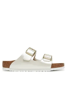 Birkenstock Klapki Arizona Kids 1029456 S Biały - Buty dla dziewczynek - miniaturka - grafika 1
