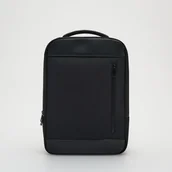 Plecaki - Reserved - Plecak z imitacji skóry - Czarny - miniaturka - grafika 1