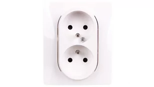 Legrand Niloe Gniazdo podwójne 2x2P+Z biały 764541 764541 - Gniazdka elektryczne - miniaturka - grafika 1