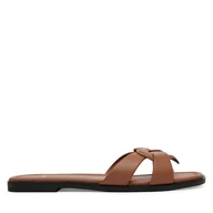 Klapki i japonki damskie - Klapki LOVE MOSCHINO JA28092G1MIA0201 Brązowy - miniaturka - grafika 1