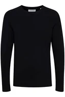 Koszulki męskie - CASUAL FRIDAY CFTheo LS t-shirt męski z długim rękawem, krój Basic Slim Fit, Anthracite Black (194007), M - miniaturka - grafika 1
