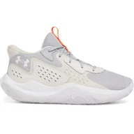 Buty sportowe damskie - Buty do koszykówki uniseks Under Armour UA Jet \'23 - szare - miniaturka - grafika 1