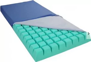 Materac przeciwodleżynowy nieprzemakalny typu gofer 10 cm grubości - Poduszki, koce i materace lecznicze - miniaturka - grafika 1