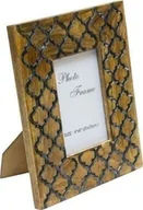 Ramki na zdjęcia - Ramka Giftdeco Ramka na zdjęcia z drewna mangowego inkrustowana - miniaturka - grafika 1