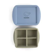 Zestawy naczyń dla dzieci - Filibabba Silikonowy pojemnik do mrożenia posiłków 2pack Ocean Mix - miniaturka - grafika 1