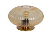 Lampy stojące - Lucide Virgil 74512/01/62 lampa stołowa lampka 1x60W E27 brązowy - miniaturka - grafika 1
