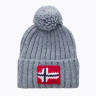 Czapki damskie - Czapka zimowa męska Napapijri Semiury 5 medium grey melange - miniaturka - grafika 1