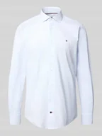 Koszule męskie - Koszula biznesowa o kroju slim fit z mieszanki bawełny - miniaturka - grafika 1