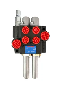 Rozdzielacz hydrauliczny 2-sekcyjny 80l z linkami 2x2m - zestaw - Akcesoria do hydrauliki siłowej - miniaturka - grafika 2