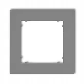 Klawisze i ramki - Karlik Ramka pojedyńcza MINI 27MR-1 szary 27MR-1 - miniaturka - grafika 1