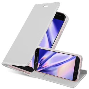 Pokrowiec Ochronny Do Samsung Galaxy J3 2017 Etui w CLASSY SREBRNY Case Obudowa Ochronny Cover Cadorabo - Etui i futerały do telefonów - miniaturka - grafika 1