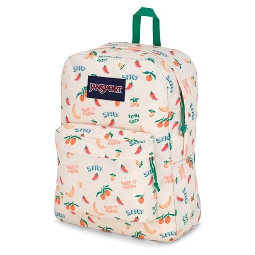 JanSport SuperBreak One, Duży plecak, 42 x 32 x 14 cm, Five A Day Cream, Multi
