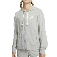 Bluzy sportowe damskie - NIKE GYM VINTAGE HOODIE > CJ1694-063 - Nike - miniaturka - grafika 1