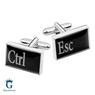 Galante Spinki do mankietów Ctrl Esc PS-089 PS-089 - Spinki do mankietów i krawatów - miniaturka - grafika 1