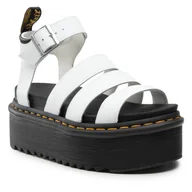 Sandały damskie - Dr. Martens Sandały Blaire Quad 27296100 White - miniaturka - grafika 1