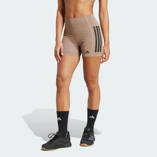 Legginsy Optime 3-Stripes 1/4 Short - Spodnie sportowe damskie - miniaturka - grafika 1