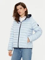 Kurtki damskie - Tommy Hilfiger Kurtka przejściowa WW0WW45317 Błękitny Regular Fit - miniaturka - grafika 1