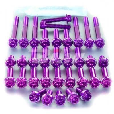 Pro-Bolt EOYA55HXR Aluminium Race Spec zestaw śrub silnikowych do Yamaha YZ250 2-suwowy, złoty,