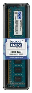 RAM 1x 4GB GoodRAM NON-ECC UNBUFFERED DDR3 1333MHz PC3-10600 UDIMM | GR1333D364L9/4G - Pamięci RAM - miniaturka - grafika 2