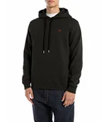 Bluzy męskie - bluza mężczyzna replay m3109.23736p 098 black - miniaturka - grafika 1