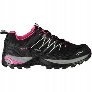 Buty trekkingowe damskie Cmp Rigel Low Wp czarno-różowe R. 39 - Buty trekkingowe damskie - miniaturka - grafika 1