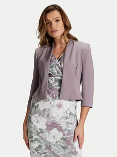 Swing Marynarka 4AF01800 Fioletowy Regular Fit - Marynarki i żakiety damskie - miniaturka - grafika 1
