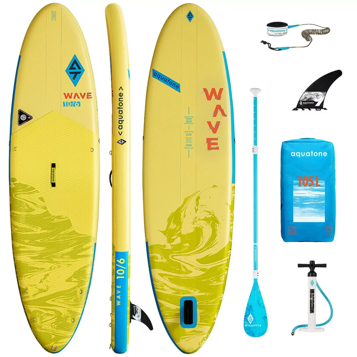 Aquatone Paddleboard deska SUP z akcesoriami Aquatone Wave 10'6" - model 2022 TS-112