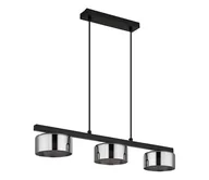 Lampy sufitowe - Globo 16055-3HS - LED Żyrandol na lince HIGGINS 3xGX53/6W/230V dymny/czarny - miniaturka - grafika 1