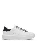 Sneakersy damskie - Rieker Revolution Lifestyle Sneakersy W1201-80 Biały - miniaturka - grafika 1