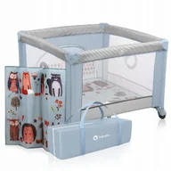 Łóżeczka i kojce - Lionelo Kojec Dla Dzieci Łóżeczko Turystyczne 2W1 100X100 Cm Materac Koła - miniaturka - grafika 1