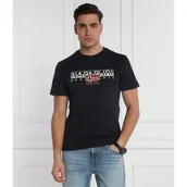 Koszulki męskie - Napapijri T-shirt S-AYLMER | Regular Fit - miniaturka - grafika 1