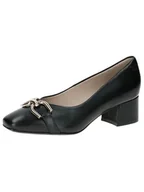 Czółenka - CAPRICE Damskie czółenka 9-22300-43, Czarna papka, 36 EU - miniaturka - grafika 1
