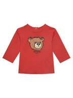 Bluzki damskie - Guess Bluzka I5YI02 K8HM4 Czerwony Regular Fit - miniaturka - grafika 1