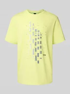 Koszulki męskie - T-shirt o kroju regular fit z mieszanki bawełny model ‘GRX ZONE’ - miniaturka - grafika 1