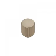 Klamki - Gałka meblowa Helix Stripe Srebrna Metalowa Szczotkowana (Inox Look) - miniaturka - grafika 1