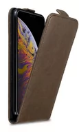 Etui i futerały do telefonów - Pokrowiec Do Apple iPhone XS MAX w Etui BRĄZOWA KAWA  Flip Case Cover Obudowa Ochronny Cadorabo - miniaturka - grafika 1
