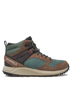 Merrell Trapery Wildwood Mid Ltr Wp J068031 Zielony - Botki męskie - miniaturka - grafika 1