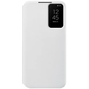 Samsung Etui Smart Clear View Cover do S22+ White - Etui i futerały do telefonów - miniaturka - grafika 1