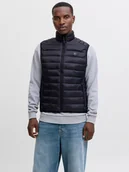 Garnitury - Jack&Jones męska kamizelka bezrękawnik JJEBRADLEY LIGHT BODYWARMER COLLAR NOO 12280973 BLACK-L - miniaturka - grafika 1