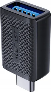 Adapter USB Acefast Adapter Acefast J1 USB-A 3.0 żeński do USB-C 3.0 męski 5Gb/s - czarny - Adaptery i przejściówki - miniaturka - grafika 1