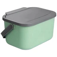 Kosze na śmieci - Kosz na śmieci PRACTIC Mini Bini 15110993 4.5L Zielony - miniaturka - grafika 1