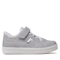Buty dla dziewczynek - Sneakersy Primigi 3877600 M Srebrny - miniaturka - grafika 1