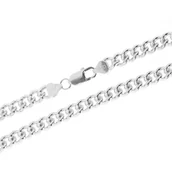 Łańcuszki - Srebrny łańcuszek 925 Pancerka okrągła 7mm - miniaturka - grafika 1