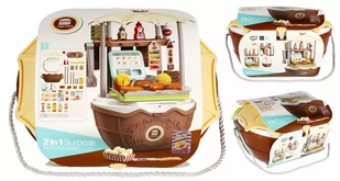 Kuchnia z akcesoriami Fast-Food koszyk MEGA CREATIVE 461127 - Zabawki AGD - miniaturka - grafika 1