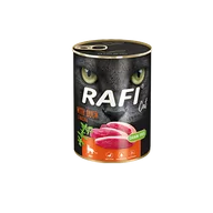 Mokra karma dla kotów - Rafi Cat Adult z kaczką 400g - miniaturka - grafika 1