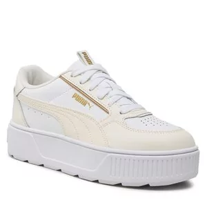 PUMA Damskie trampki Karmen Rebelle, biało-żywy fioletowe czarne, 42 EU - Trampki damskie - miniaturka - grafika 1