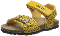 Buty dla chłopców - Geox Sandały chłopięce B CHALKI Boy Sandal, żółty/granatowy, 24 EU, Żółty granatowy, 24 EU - miniaturka - grafika 1